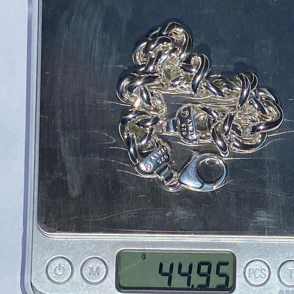 Arte d'Argento 925 sterling silver bold curb link bracelet⛓ - Picture 17 of 17